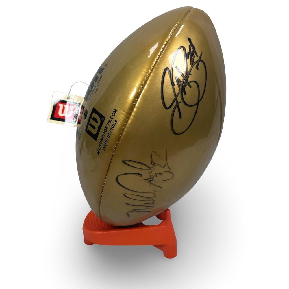 Wilson Philadelphia Eagles‎ Signed Football Sheldon Brown Jon Runyan Mike Quick